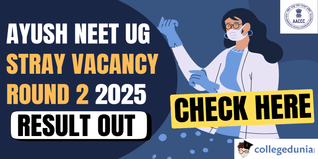 AYUSH NEET UG Stray Vacancy Round 2 Result 2025 Out; Check Allotment & Reporting Details